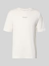 Marc O'Polo Regular Fit T-Shirt aus reiner Baumwolle Offwhite
