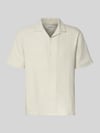 JACK & JONES Regular Fit Freizeithemd im Allover-Look Modell 'MONTAUK' Offwhite