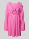 ONLY Minikleid mit Ballonärmeln Modell 'THYRA' Pink