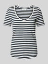 Marc O'Polo Regular fit T-shirt van puur katoen Marineblauw