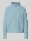 ONLY Regular Fit Strickpullover mit Mock Neck Kragen Modell 'GLOBE' Ocean