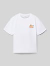 s.Oliver RED LABEL regular fit T-shirt van katoen Wit
