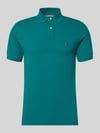 Tommy Hilfiger Koszulka polo o kroju regular fit z mieszanki bawełny Petrol