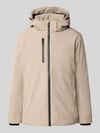 Lindbergh Regular fit jack met logoprint Beige