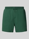 Tommy Jeans Regular Fit Shorts aus Baumwoll-Mix Gruen