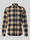 ONLY & SONS Slim Fit Freizeithemd aus reiner Baumwolle Modell 'GUDMUND' Beige