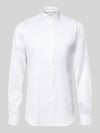 Jake*s Slim Fit Businesshemd mit extra langem Arm Weiss