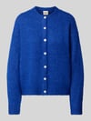 ICHI Relaxed Fit Strickjacke mit Woll-Anteil Modell 'Belablue' Royal