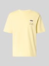 MCNEAL t-shirt z tylnym nadrukiem z motywem Jasnożółty