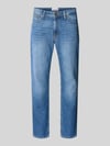 JACK & JONES regular fit jeans in used-look model 'CLARK' Blauw