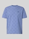 BOSS Green Regular Fit T-Shirt aus Baumwoll-Mix Modell 'TS_MEMBER' Blau