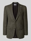 Carl Gross marynarka na 2 guziki o kroju slim fit z kieszeniami z patką model 'Theo' Zielony