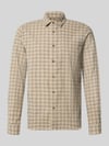 ONLY & SONS Slim Fit Freizeithemd aus reiner Baumwolle Modell 'GUDMUND' Hellbraun