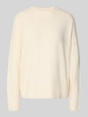 VERO MODA Relaxed Fit Pullover mit Woll-Anteil Modell 'BOOM' Ecru
