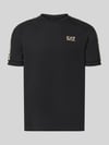 EA7 Emporio Armani T-Shirt aus Viskose-Mix mit Logo Black
