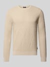 JOOP! COLLECTION Regular Fit Pullover aus einer Baumwolle Modell 'Dapher' Beige