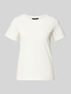 Weekend Max Mara Regular Fit T-Shirt aus Baumwoll-Mix Modell 'MULTIF' Weiss