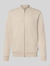 ONLY & SONS Regular Fit Sweatjacke aus Baumwoll-Mix Modell 'CERES' Beige
