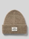 MADS NØRGAARD Beanie aus Woll-Mix Modell 'Tosca Anju' Taupe