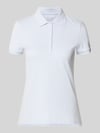 Christian Berg Woman Slim Fit Poloshirt mit Knopfleiste Hellblau