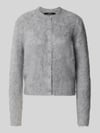 someday. Strickjacke aus Alpaka-Mix Modell 'Tulinda' Hellgrau Melange