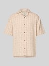 JACK & JONES Regular Fit Freizeithemd mit Resortkragen Modell 'BLUVINCENT' Sand