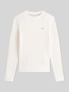 Tommy Hilfiger Regular fit pullover van pure katoen ' Offwhite