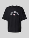 Champion T-shirt o kroju relaxed fit z wyhaftowanym logo Czarny