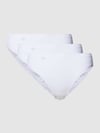 Sloggi Slip met schelprand in 3-pack Wit