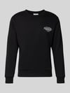 JACK & JONES Bluza z nadrukiem z logo model ‘MAKOTO’ Czarny