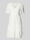 ONLY Mini-Freizeitkleid mit Lochstickmuster Modell 'SMILLA LIFE' Weiss