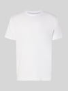 Selected Regular Fit T-Shirt aus Baumwoll-Mix Modell 'SPENCER' Weiss