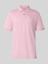 Fynch-Hatton Regular Fit Poloshirt mit Logo-Stitching Hellrosa