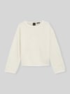 BOSS Orange Loose Fit Pullover aus reiner Baumwolle Modell 'C_FARDE' Offwhite