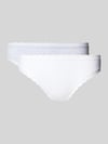 SNOCKS String met kanten afwerking in 2-pack Lichtgrijs