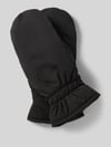 Loevenich Regular Fit Fäustlinge mit elastischem Detail Modell 'Regen' Black