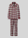 Lauren Ralph Lauren Pyjama mit Reverskragen Offwhite