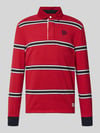 Superdry Regular Fit Poloshirt mit Logo-Stitching Rot