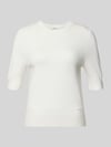 s.Oliver RED LABEL Slim Fit T-Shirt aus Viskose-Mix Weiss