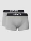 Levi's® Trunks mit elastischem Logo-Bund Modell 'SOLID BASIC TRUNK' Mittelgrau