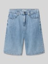 s.Oliver RED LABEL Slim Fit Bermudas aus reiner Baumwolle Blau