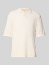 JACK & JONES Freizeithemd mit Knopfleiste Modell 'HYDRA' Offwhite