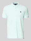 MCNEAL Polówka o kroju slim fit z haftowanym logo Jasnoturkusowy