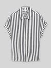 Tom Tailor Regular Fit Bluse aus reiner Viskose Marine