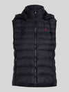 Polo Ralph Lauren Kamizelka pikowana o kroju regular fit z wyhaftowanym logo Czarny