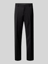 BOSS Regular Fit Anzughose mit Bügelfalten Modell 'Genius' Black