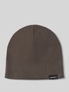 Carhartt Work In Progress Beanie mit Label-Patch Modell 'SCRIPTER' Mittelgrau