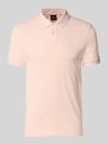 BOSS Orange Regular Fit Poloshirt aus Baumwoll-Mix Modell 'PASSENGER' Hellrosa