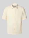 ONLY & SONS Regular Fit Freizeithemd aus reiner Baumwolle Offwhite