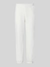 Lacoste Regular Fit Sweathose aus Baumwoll-Mix Offwhite